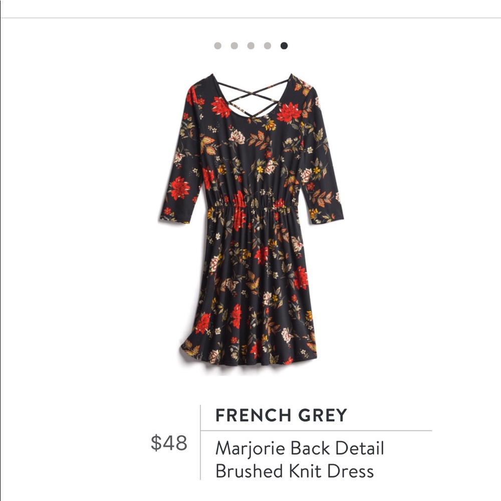 Floral dress perfect for fall